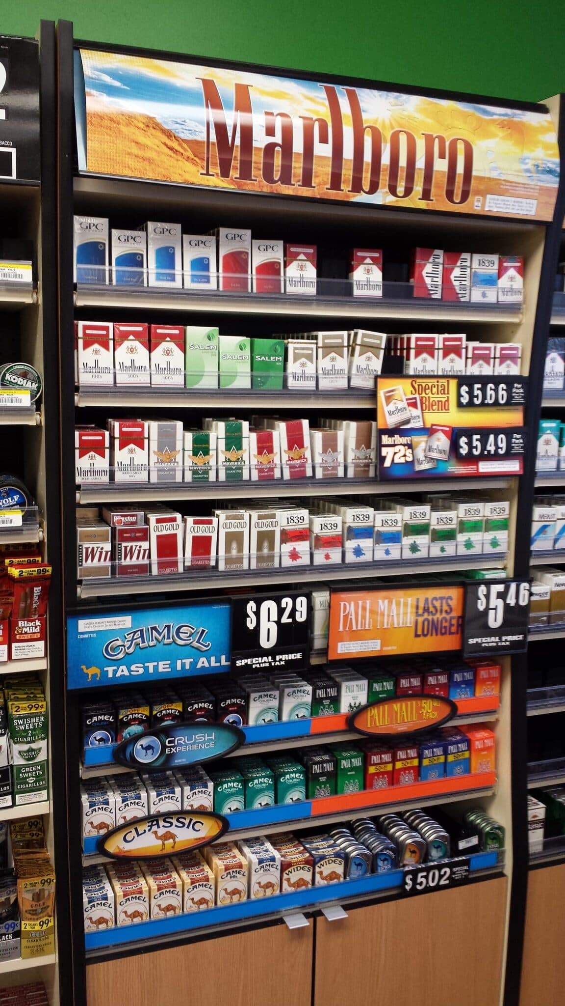 Cigarette Rack Installation