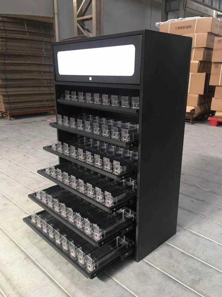 Cigarette Rack Close View