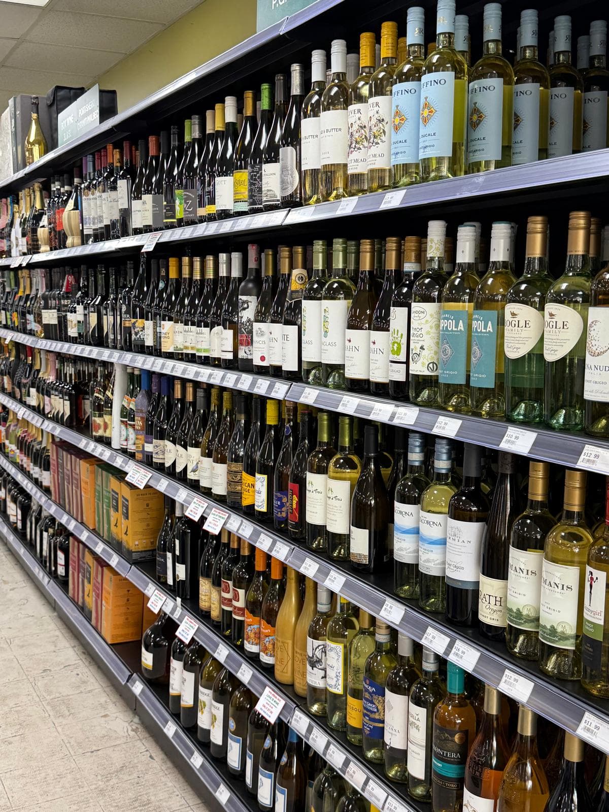 Liquor Store Shelving