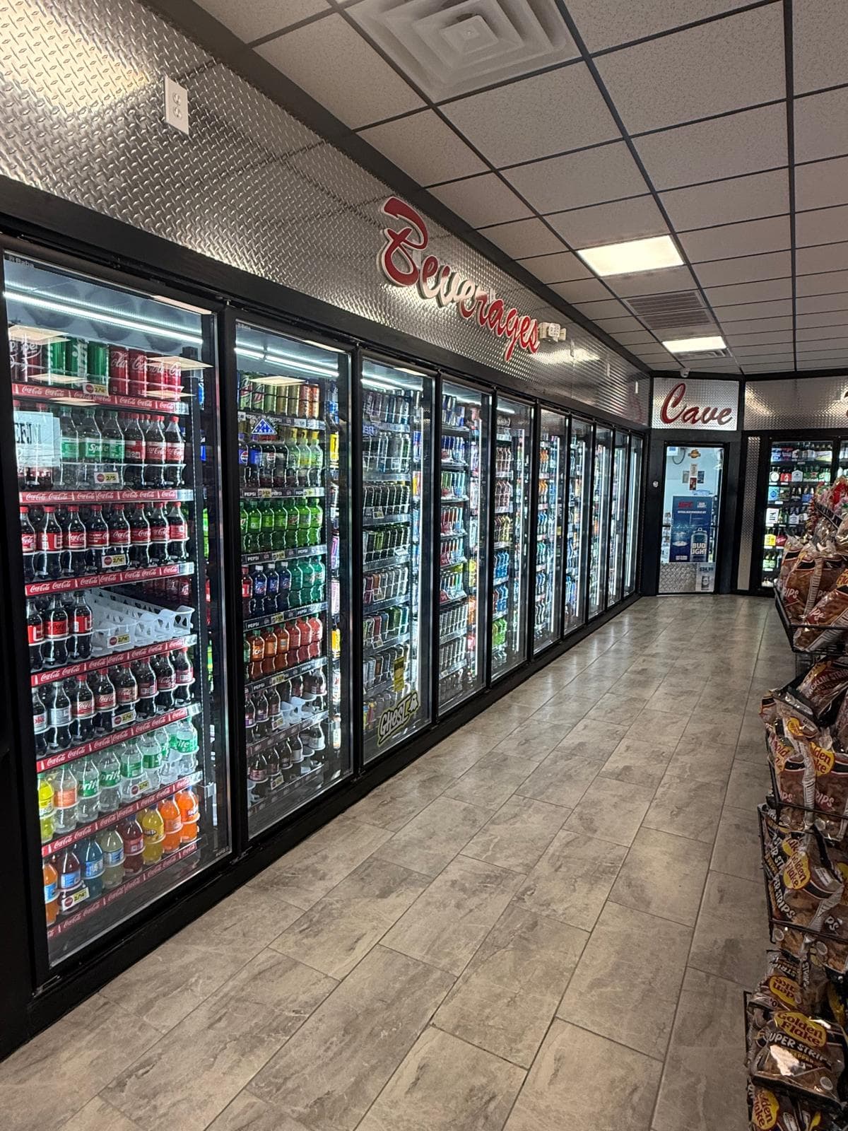 Display Walk-In Cooler Camlock
